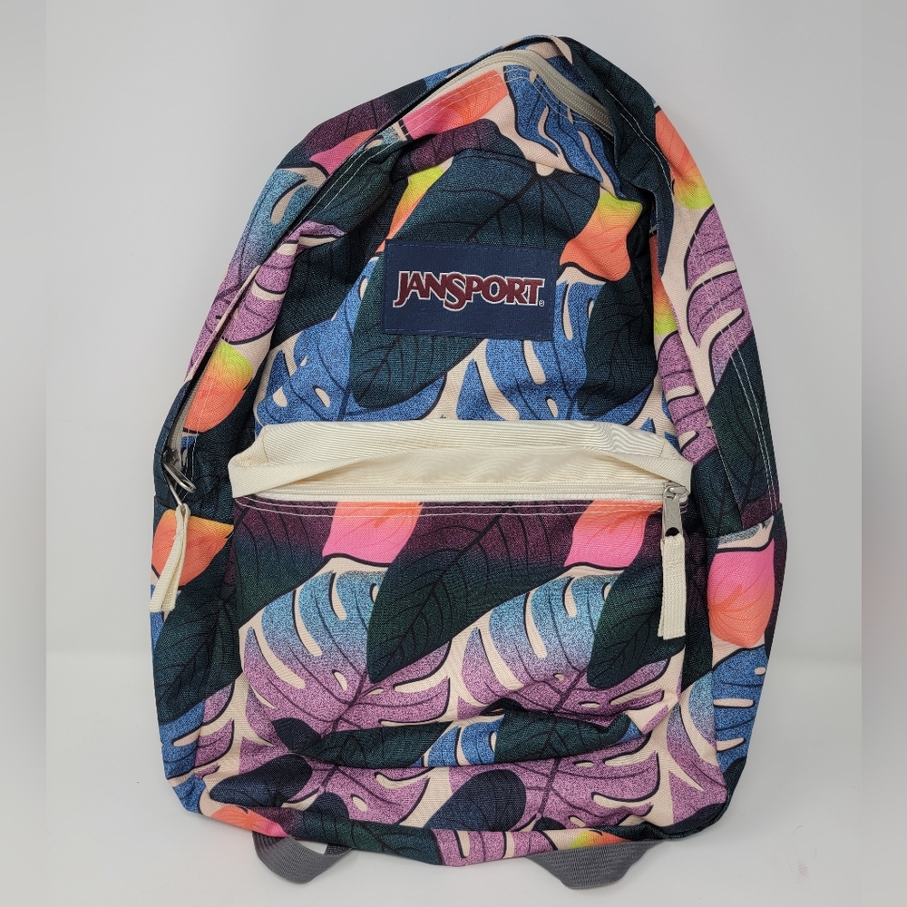 Retired JANSPORT SuperBreak Jungle Static Backpack in great condition